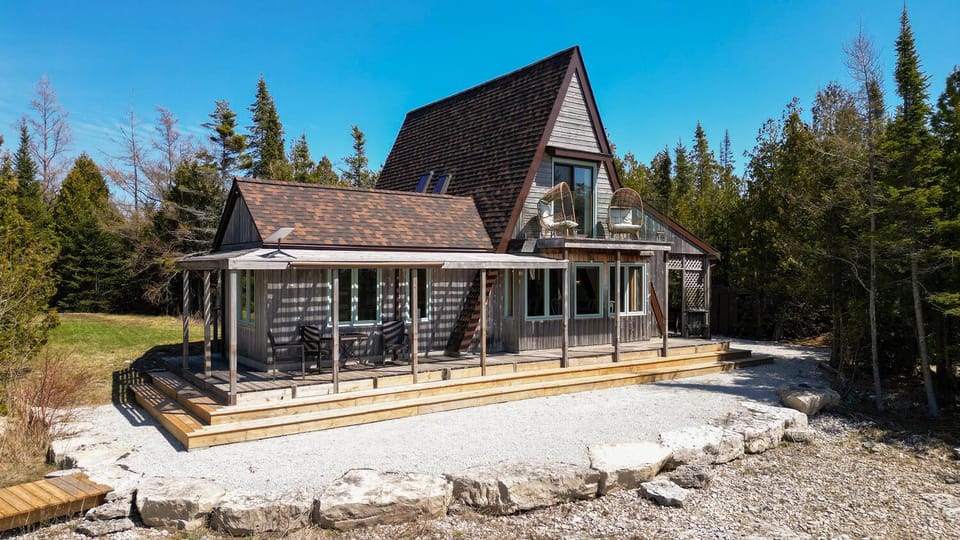 Lands End Private Tobermory Waterfront Escape House in Northern Bruce Peninsula