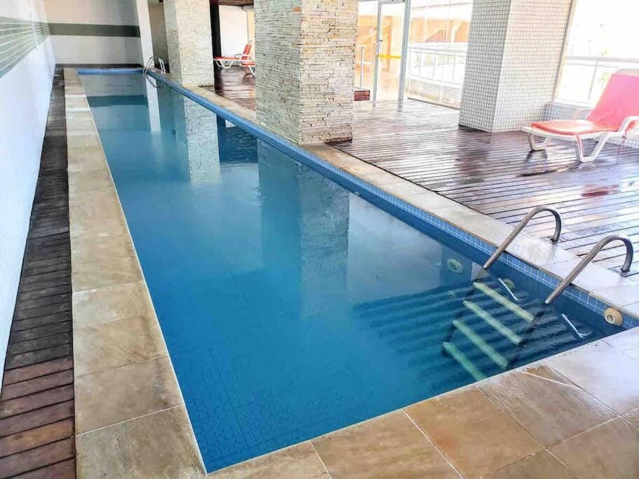 Resort-Beira-mar com piscina, ar-condicionado e 2 suítes Apartment in State of São Paulo