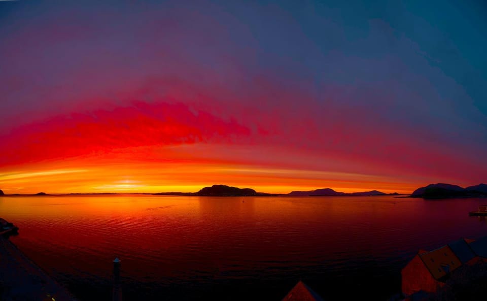 Sea view, Sunset