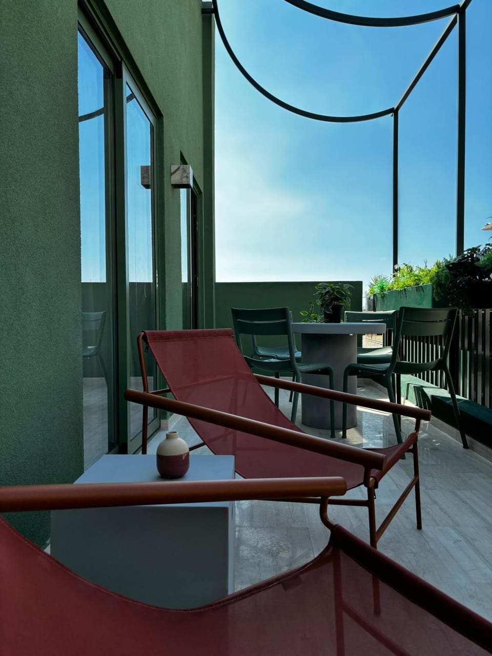 Patio, View (from property/room), Balcony/Terrace, sunbed
