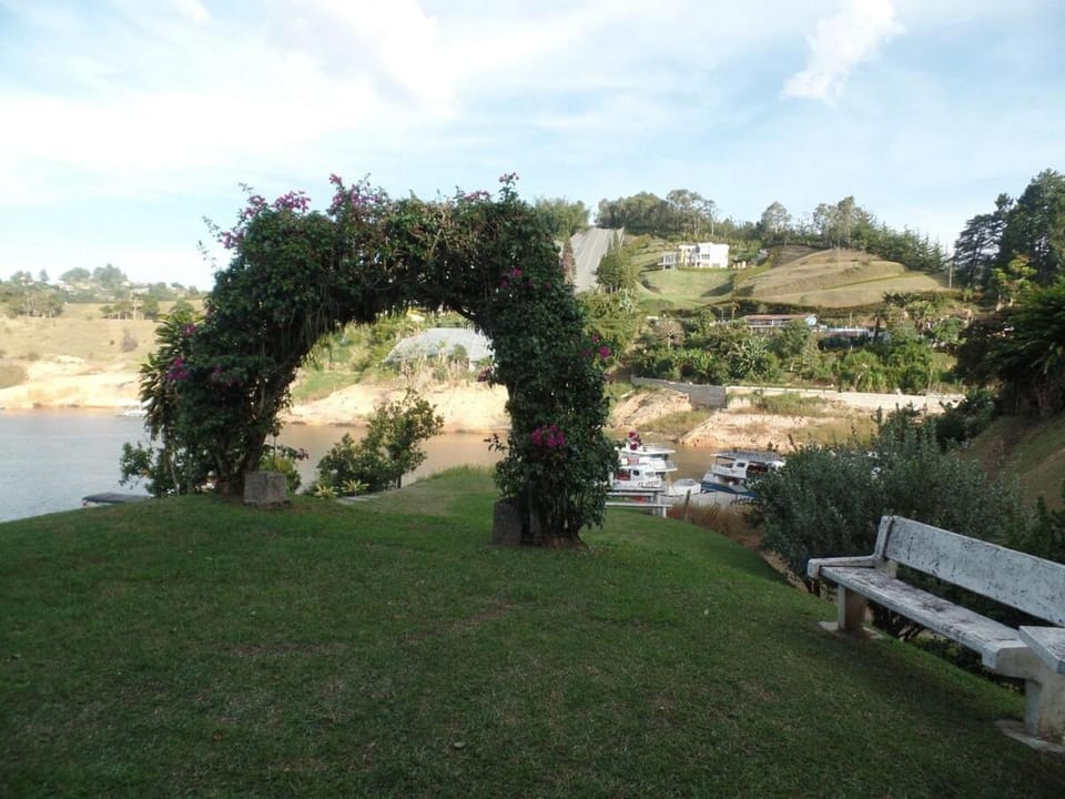 Nearby landmark, Spring, Day, Natural landscape, Garden, Garden view, Lake view, Mountain view, River view