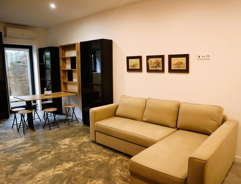 Living room, air conditioner