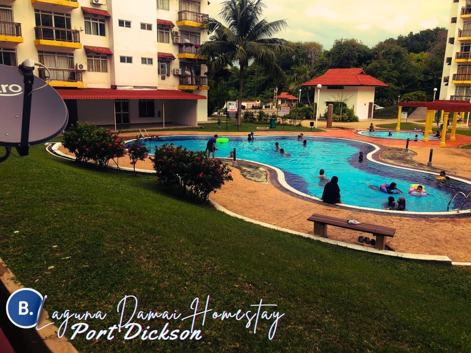 Property building, Natural landscape, Garden, Aqua park, Garden view, Pool view, Swimming pool, Swimming pool