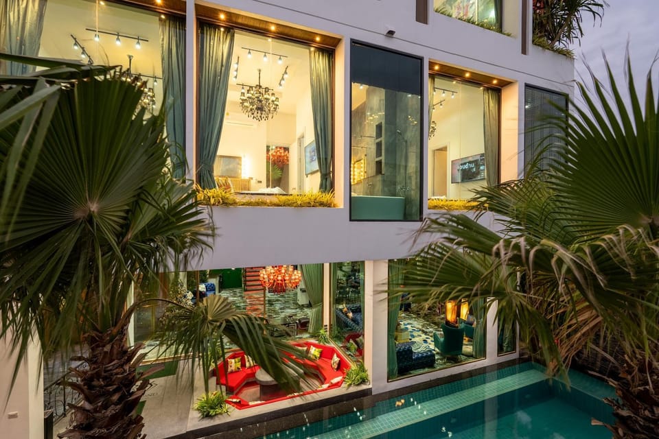 Property building, Patio, Garden view, Pool view, Swimming pool