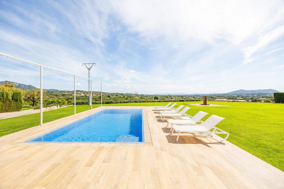 Property building, Living room, Swimming pool