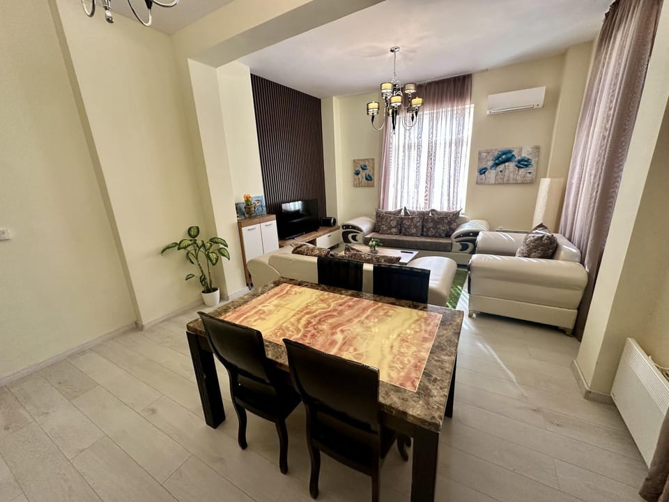 Living room, Seating area, Dining area