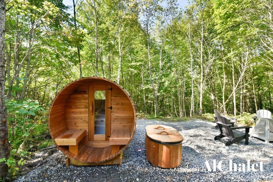 Le Scandinave - Détente avec Sauna et Spa privé Chalet in Quebec