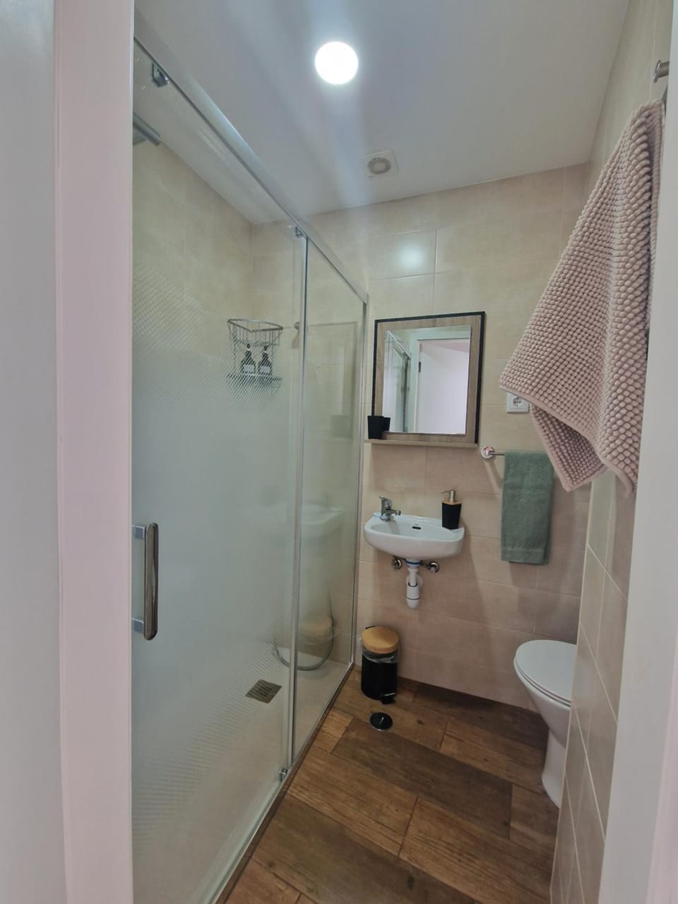 Shower, Toilet, Bathroom, towels