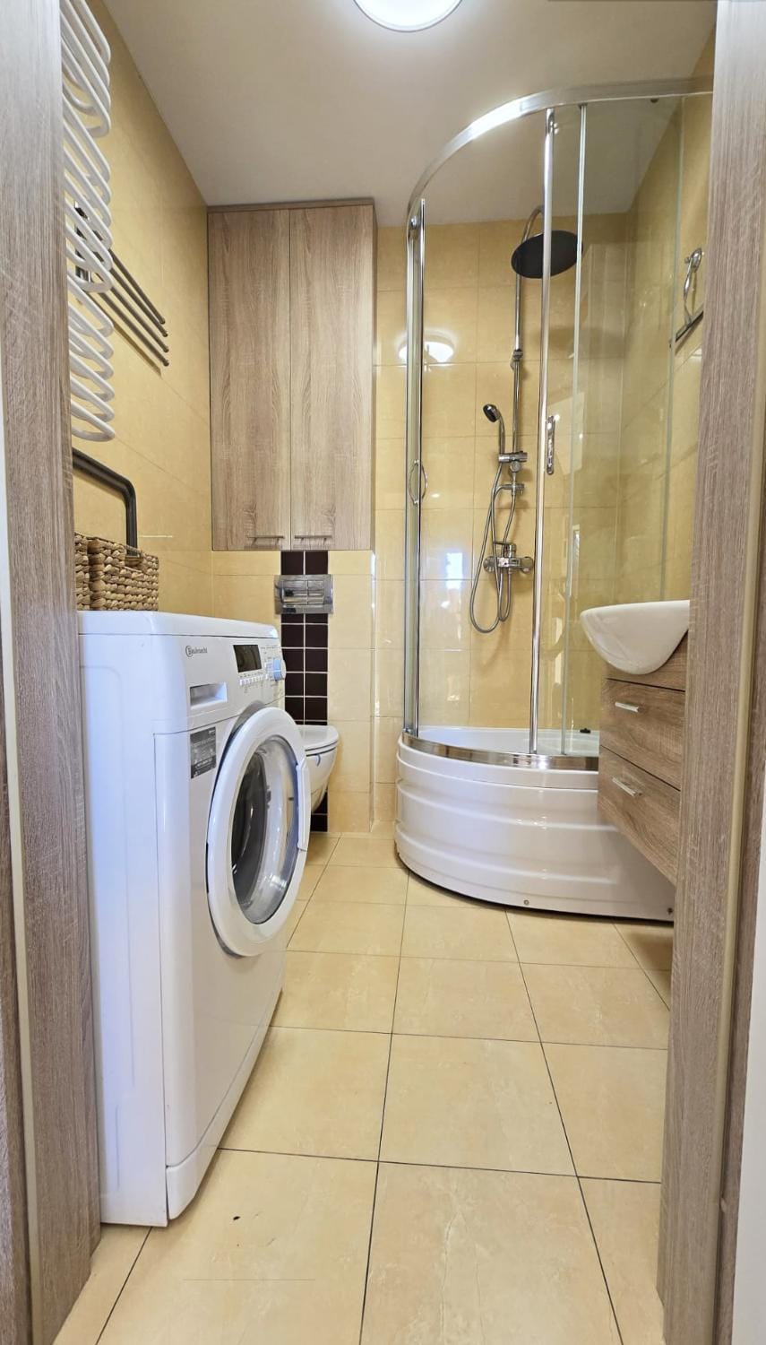Shower, Toilet, Bathroom, washing machine
