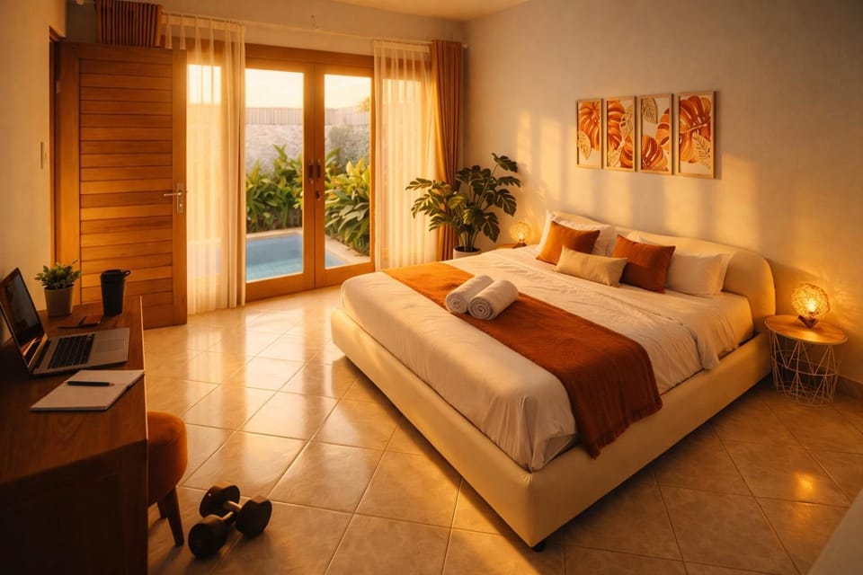 Boutique Yoga & Fitness Retreat - walk to Nirvana Life Gym, Pool & Calm Vibes Vacation rental in North Kuta