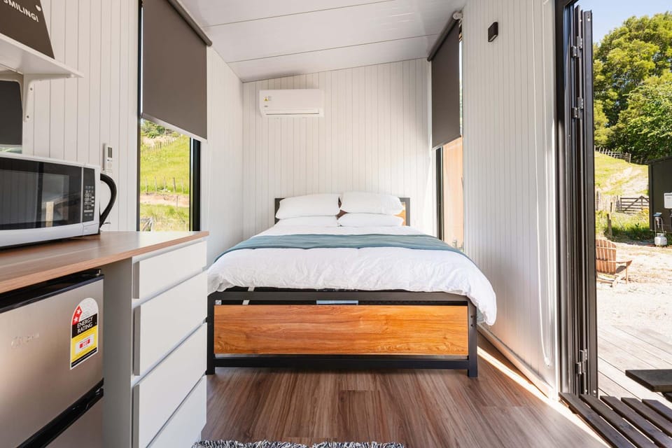 Stone Cabin by Tiny Away Cabin in Taranaki, New Zealand