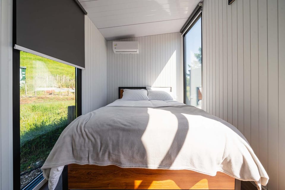 Henge Cabin by Tiny Away Cabin in Taranaki, New Zealand