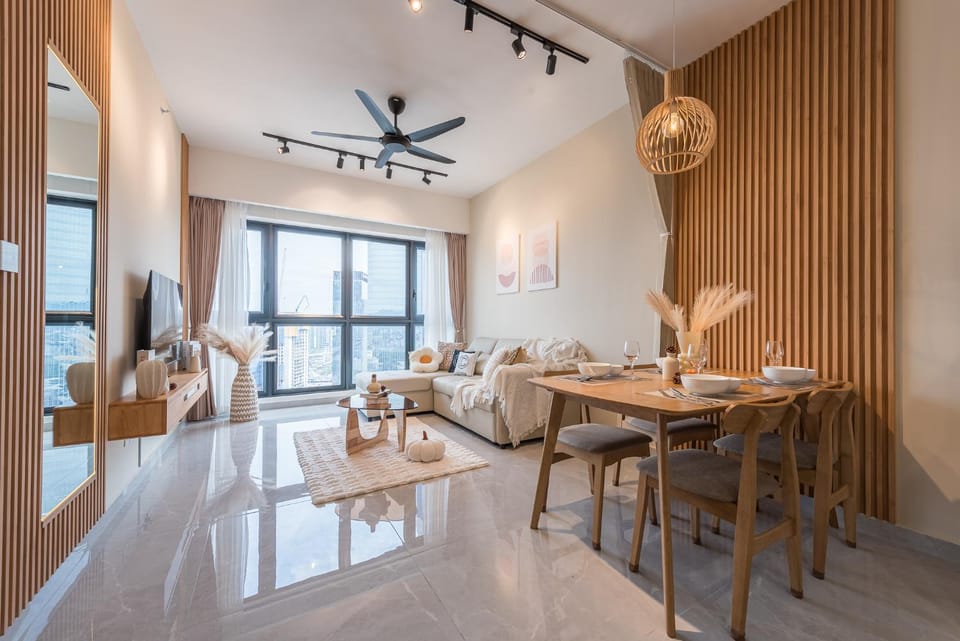 Living room, Seating area, Dining area
