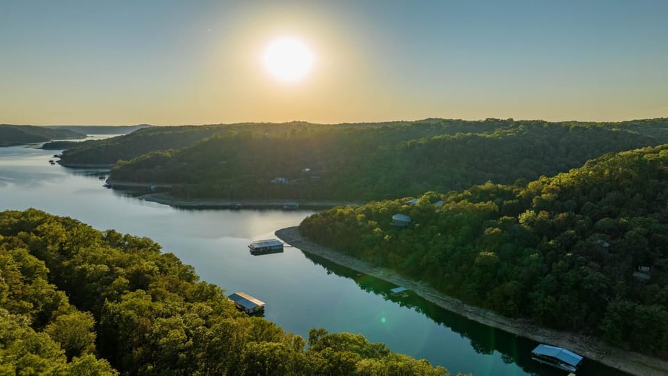 Natural landscape, Lake view, Sunset