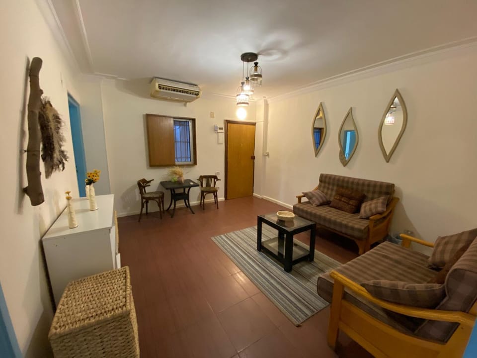 Living room, air conditioner