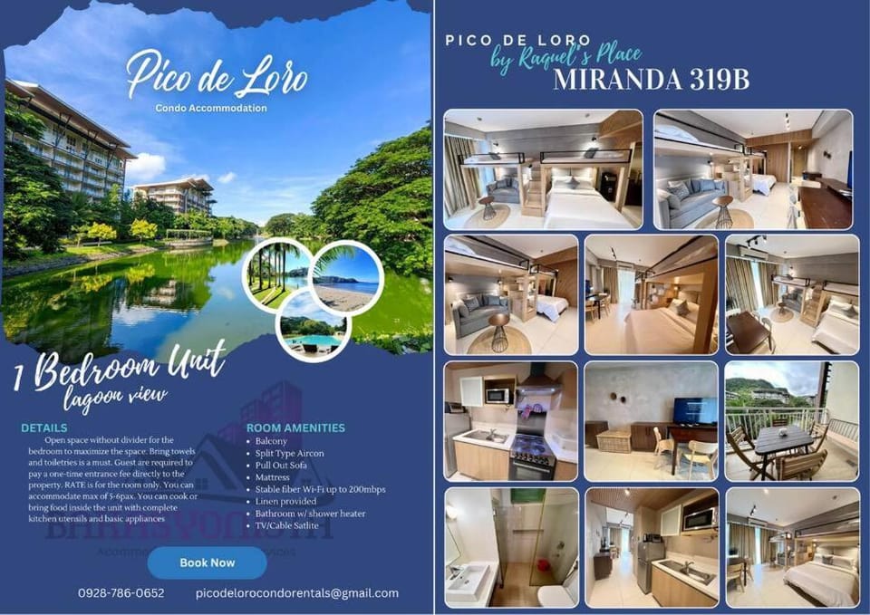 Miranda B 319 at Pico de Loro by Raquels Place Apartment in Nasugbu