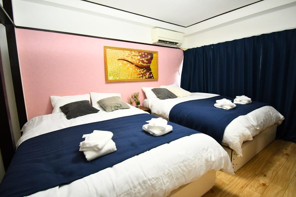 Bed, Photo of the whole room, Bedroom, air conditioner