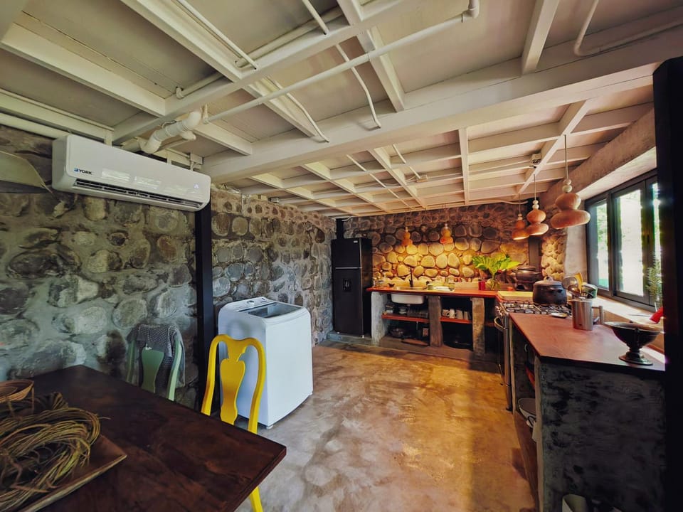 Living room, kitchen