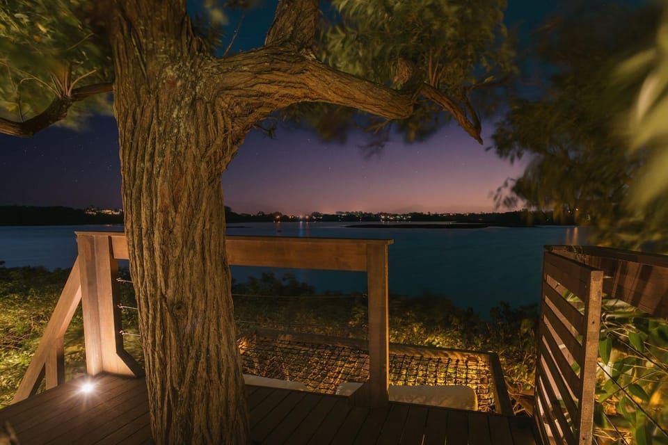 Lake view, Sunset