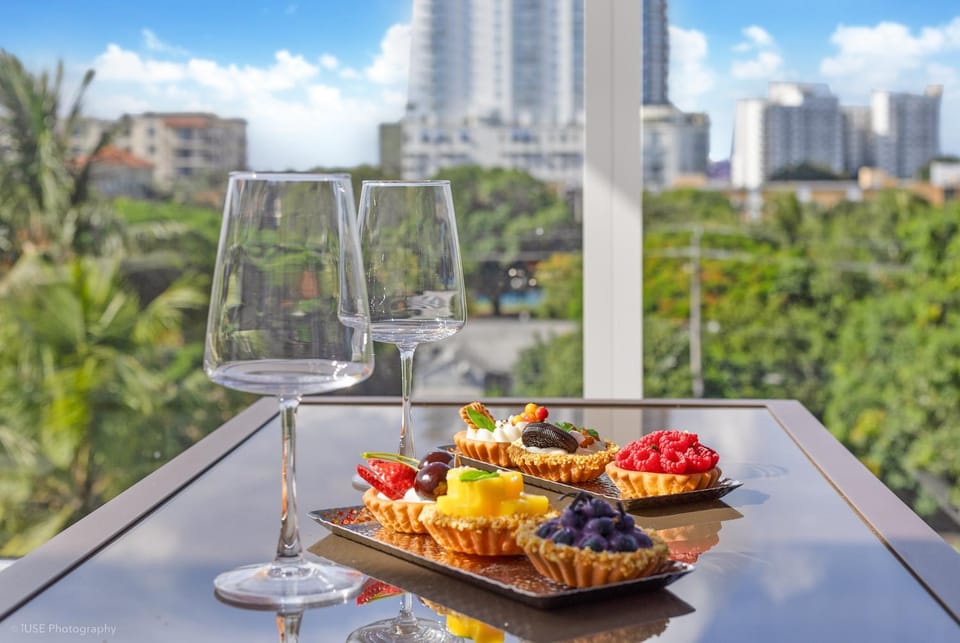 Patio, City view