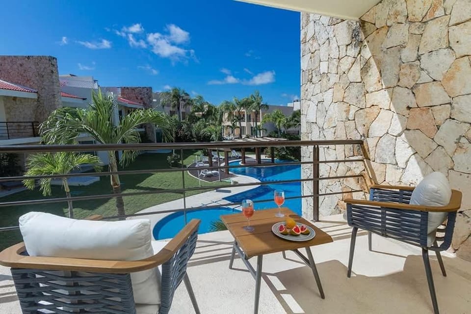 2BR Apt with Lagoon View in Puerto Aventuras Apartment in State of Quintana Roo