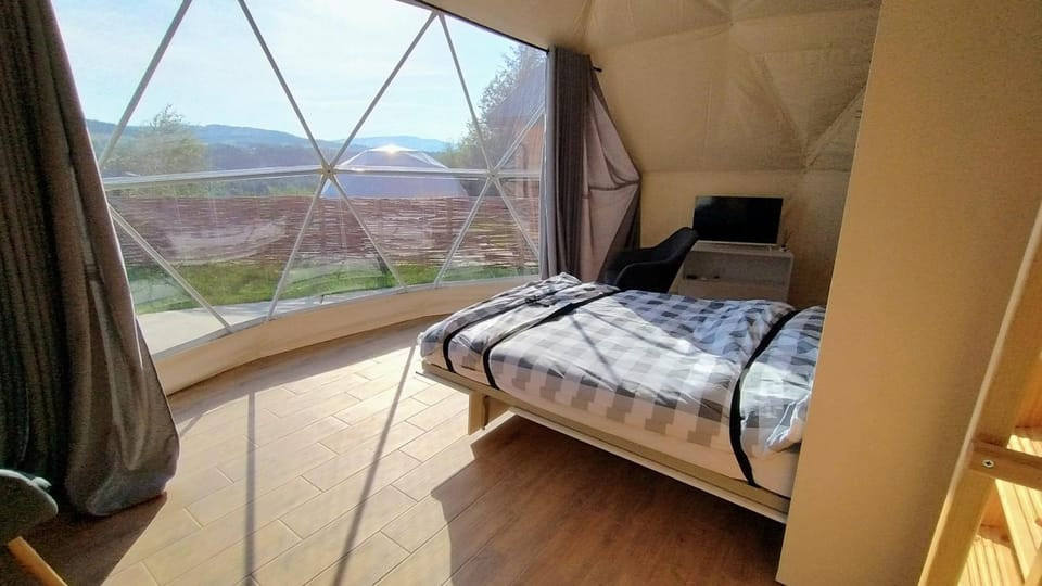 Bed, Natural landscape, Photo of the whole room, heating, pet friendly, air conditioner
