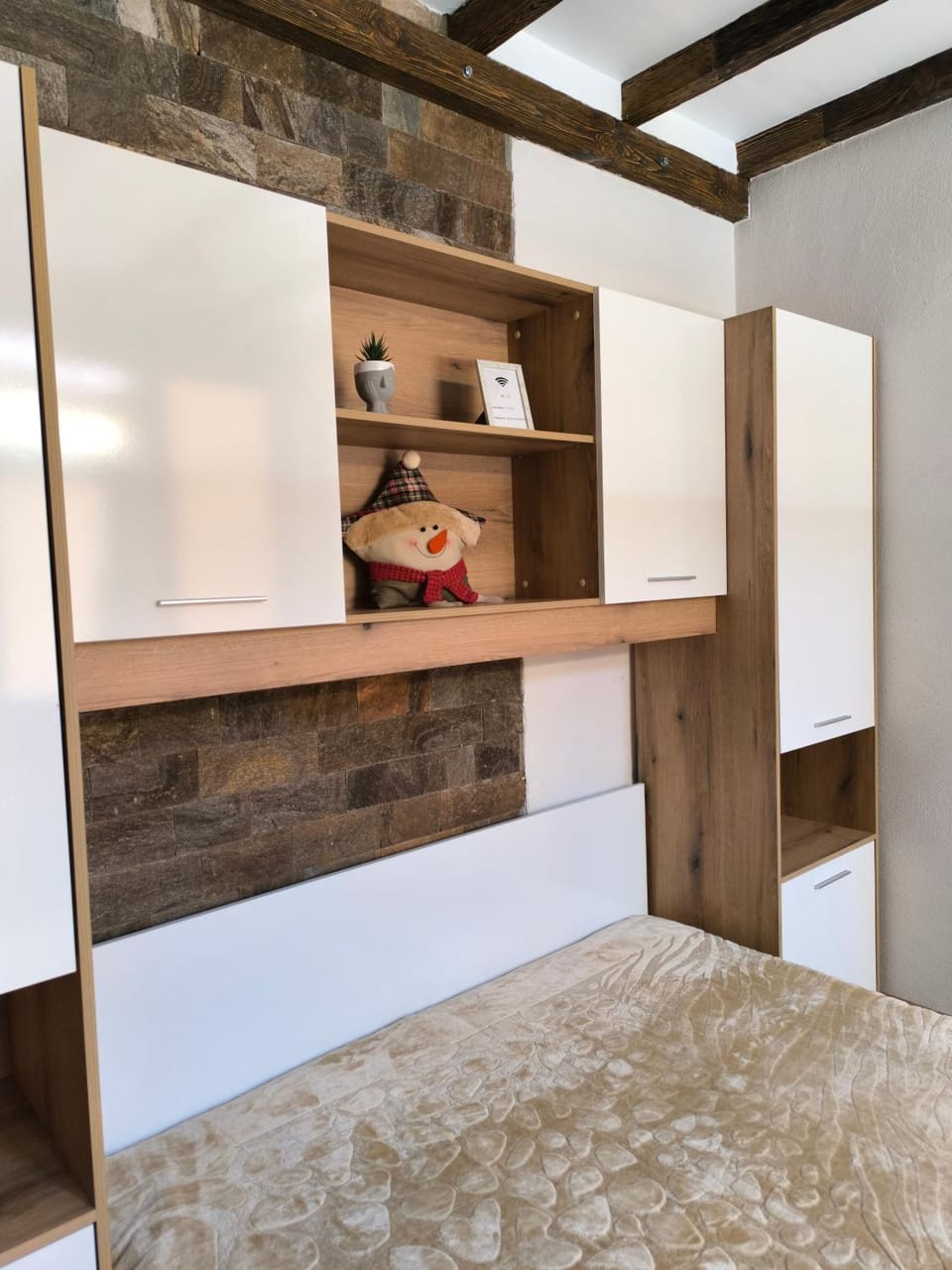 Bed, Photo of the whole room, Bedroom, wardrobe