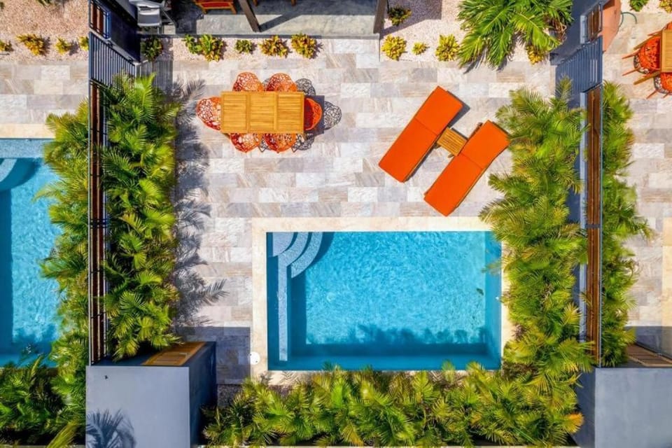 Garden, Garden view, Pool view, Swimming pool, sunbed