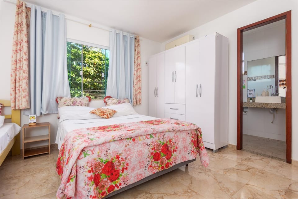 Bed, Photo of the whole room, Bedroom, towels, wardrobe, air conditioner