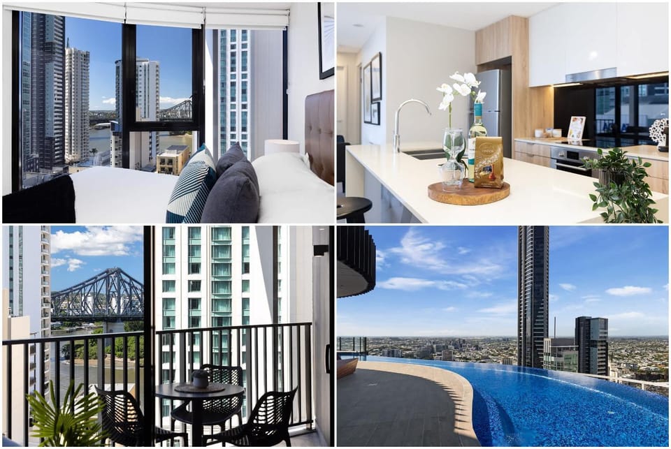Rooftop Pool Stunning Apartment Queen Street Apartment in Brisbane City