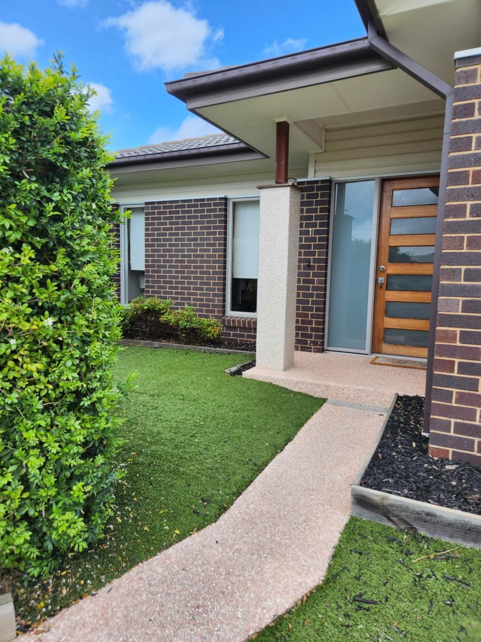 Property building, Garden view