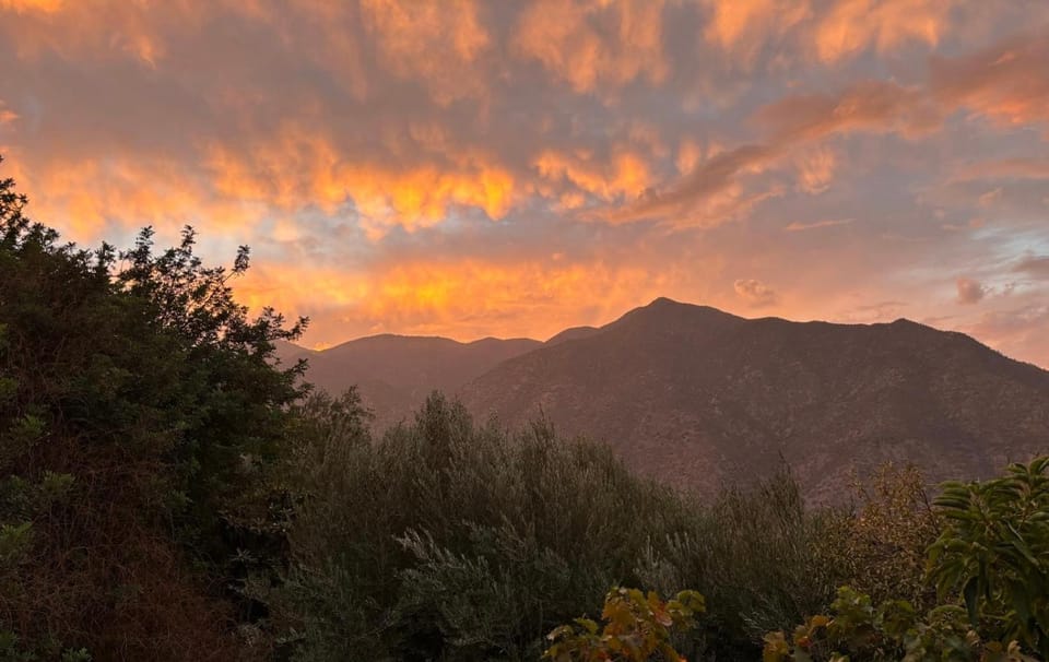 Balcony/Terrace, Mountain view, Sunset