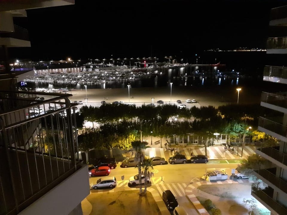 Night, View (from property/room), Balcony/Terrace, Sea view, Street view, Location