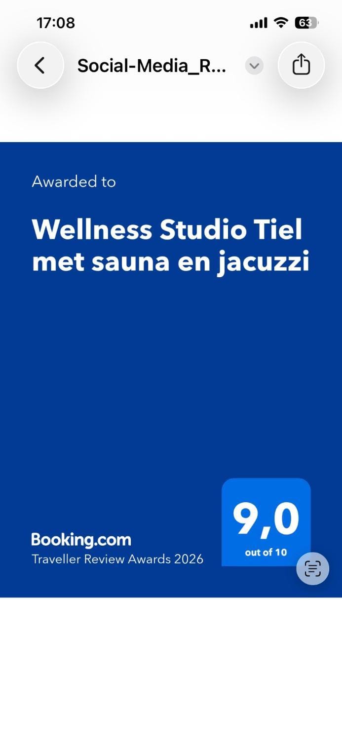 Wellness Studio Tiel met sauna en jacuzzi Apartment in Gelderland, Netherlands