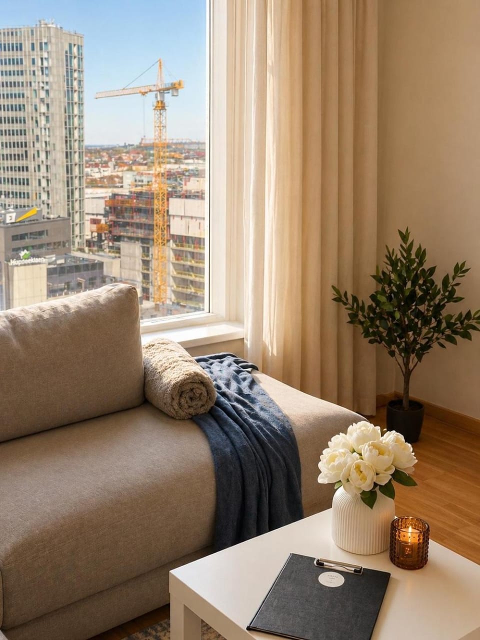 13th Floor Cityview Luxury Apartment in Tallinn