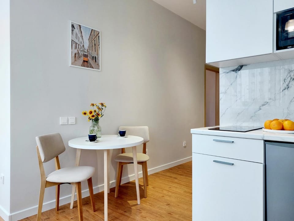 Kitchen or kitchenette, Dining area, stove