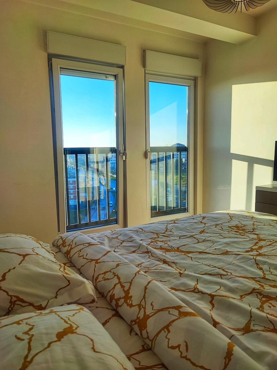Bed, Natural landscape, Bedroom