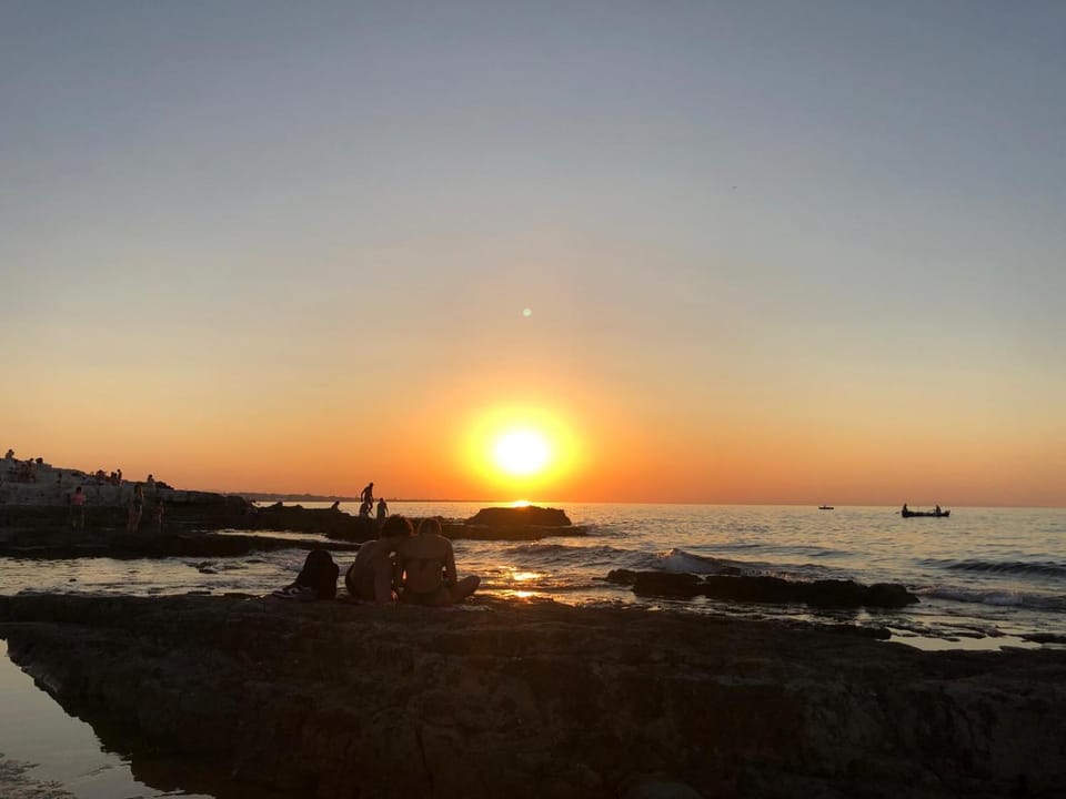 Natural landscape, Beach, Sea view, Sunset