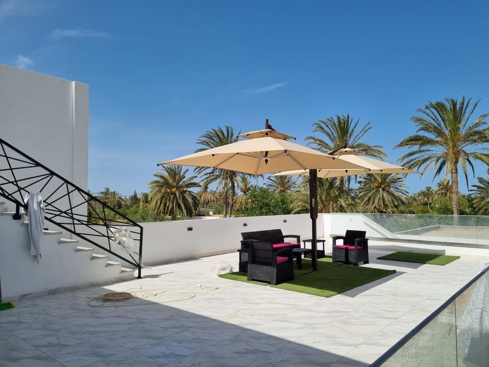 Patio, Day, Garden, View (from property/room), Balcony/Terrace, Garden view, Pool view, Swimming pool