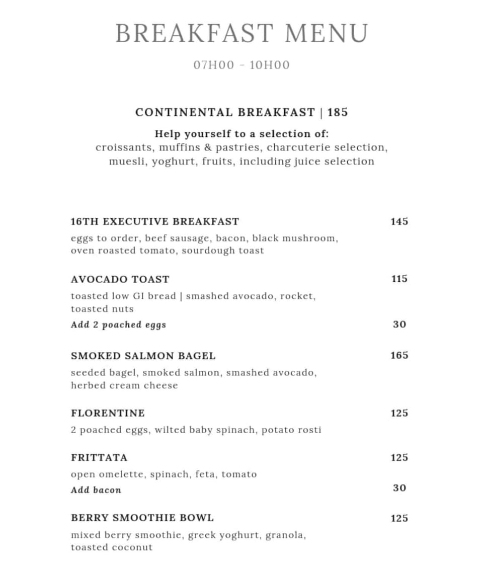 Breakfast