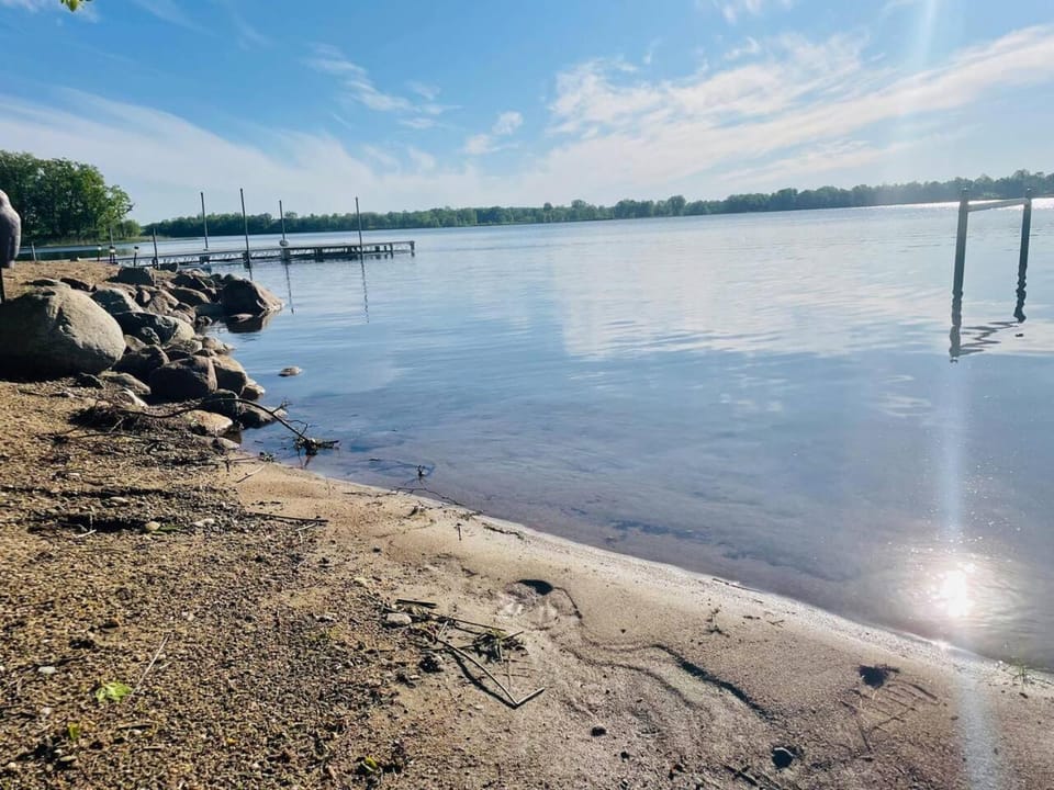 Natural landscape, Beach, Lake view