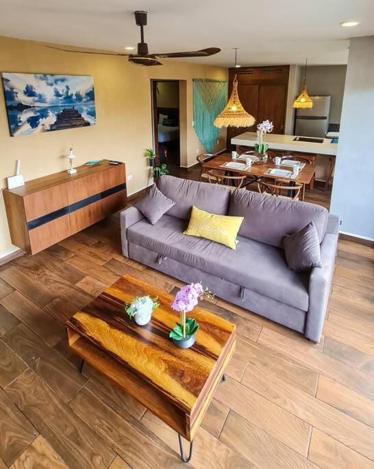 Bahari 2BR PH condo in Aldea Zama Apartment in Tulum
