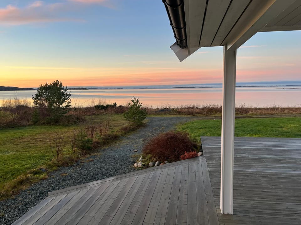 View (from property/room), Autumn, Sea view, Sunset