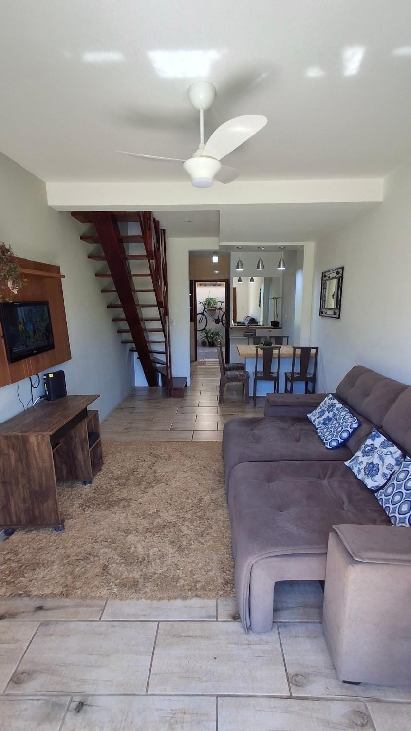 Apartamento 2 andares, na frente da praia Apartment in Florianopolis