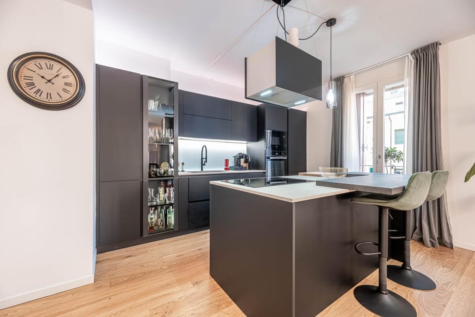 Kitchen or kitchenette, Dining area, oven, stove, kitchen