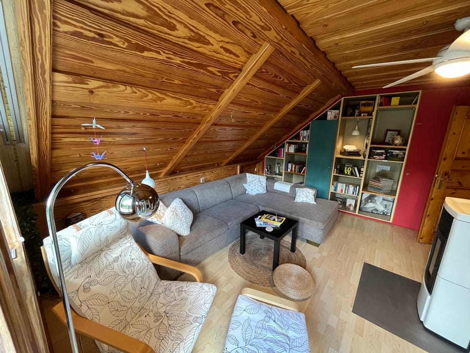 Library, Living room, Seating area