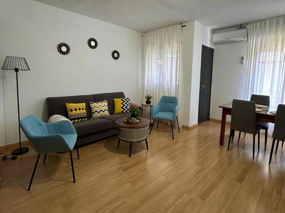 Living room, air conditioner