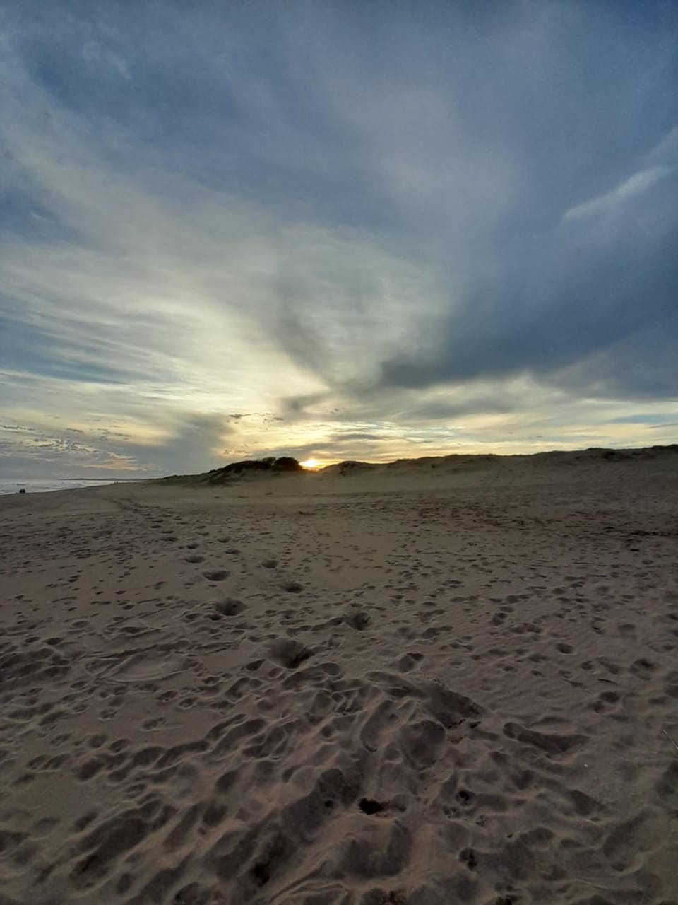 Natural landscape, Beach, Sunset