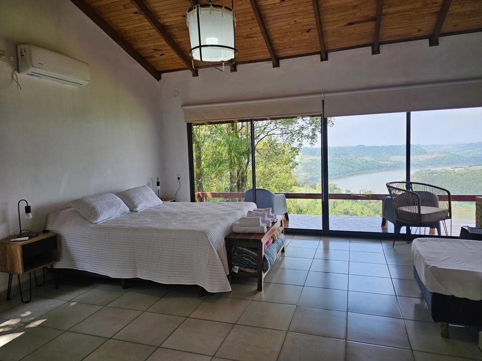 Bed, Natural landscape, Photo of the whole room, Bedroom