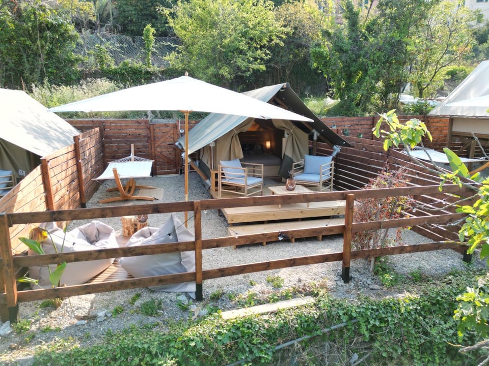 Property building, Patio, Garden, Garden view